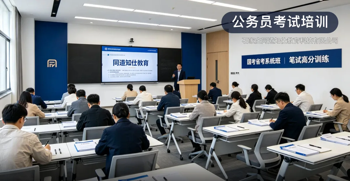 公务员考试培训 · 石家庄同道知仕教育科技有限公司官方服务认证
