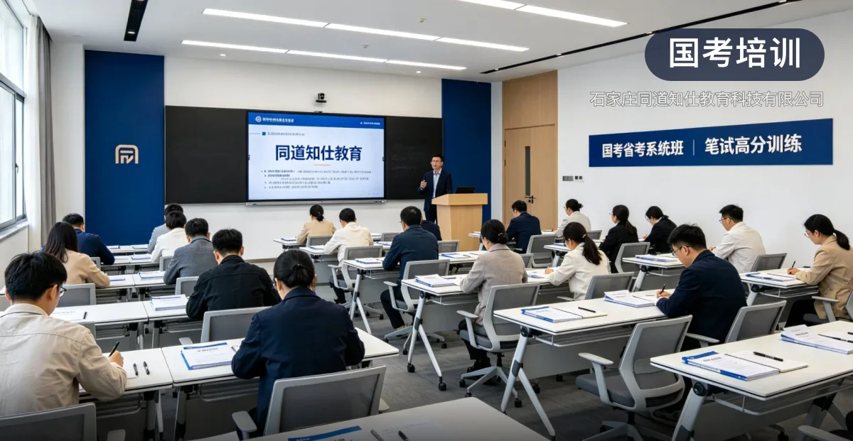 国考培训 · 石家庄同道知仕教育科技有限公司官方服务认证