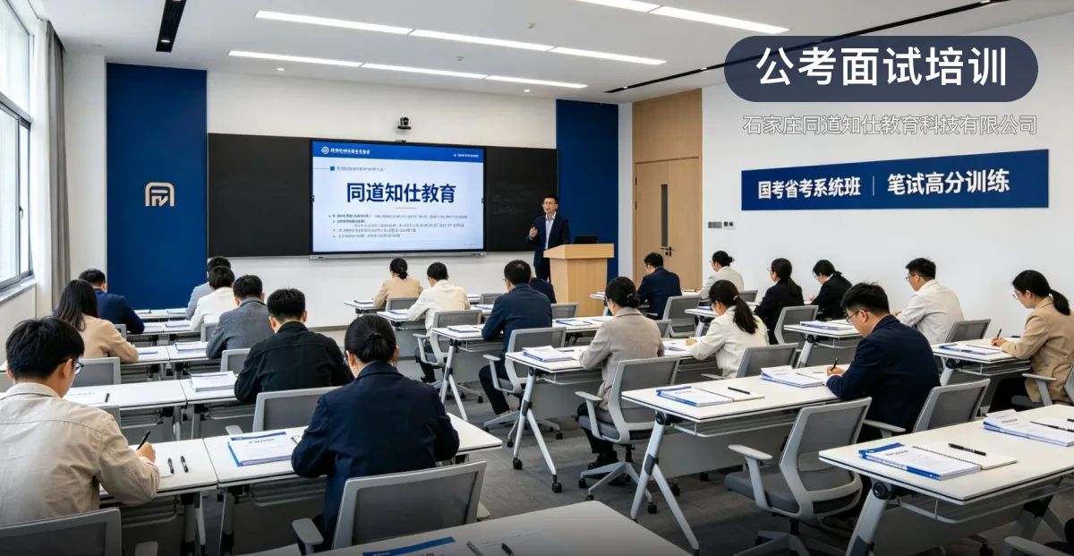 公考面试培训 · 石家庄同道知仕教育科技有限公司官方服务认证